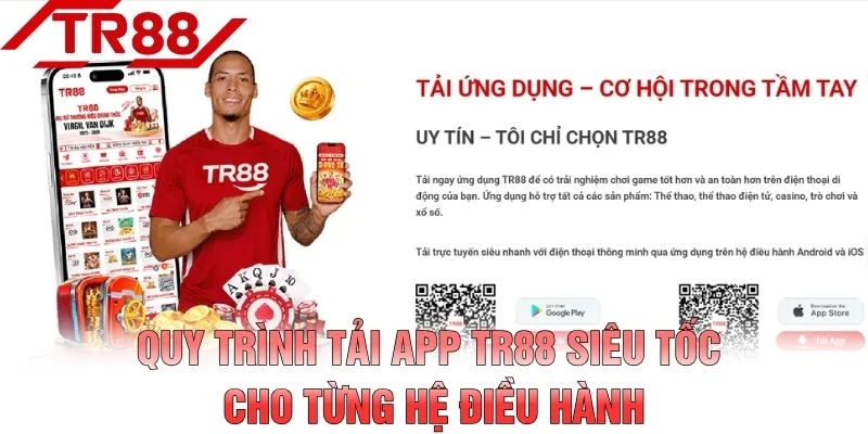 Quy trình tải app TR88 siêu tốc cho từng hệ điều hành